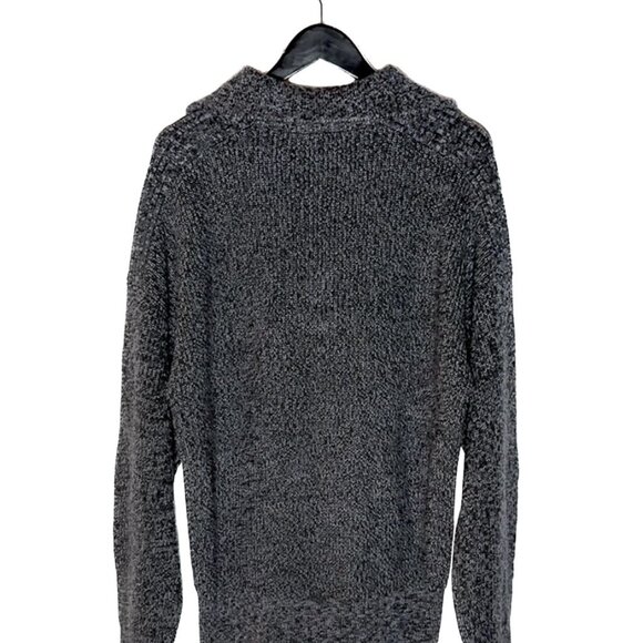 Isabel Marant Melange Grey Benny Half Zip Knit Sweater - Picture 5 of 9
